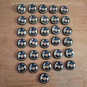 36x RARE Vintage 2000 THE SPIRIT Will Eisner Comic Book 1-1/8" Promo Pins Button